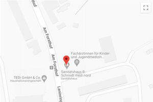 Google Map Ausschnitt - Am Forsthof 22, 18246 Bützow