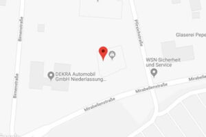 Google Map Ausschnitt - Mirabellenstr. 3, 17033 Neubrandenburg