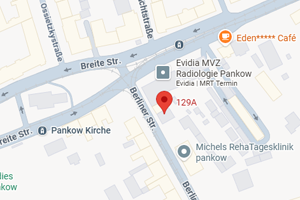 Google Map Ausschnitt - Pankow