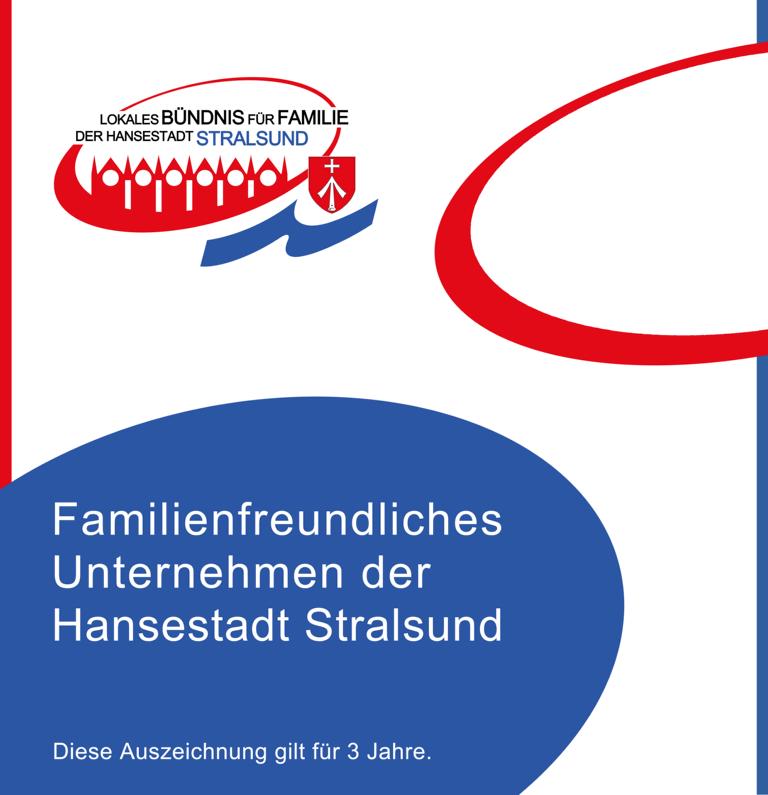 Familienfreundliches Unternehmen der Hansestadt Stralsund 2015